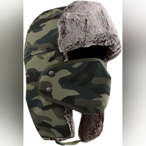 Akaso Camouflage winter Bomber Hat